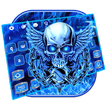 Flame Skull Keyboard Theme