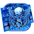 Flame Skull Keyboard Theme icon