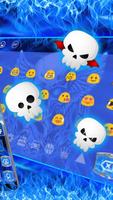 Flame Skull Keyboard Theme screenshot 2
