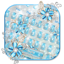 Diamond Flower Keyboard Theme APK