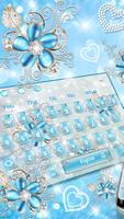 Diamond Flower Keyboard Theme poster