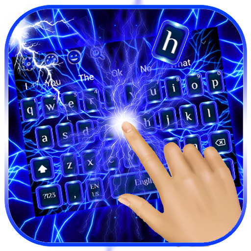 Blue Lightning Keyboard