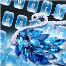 Blue Diamond Swan Keyboard APK
