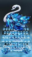 Blue Diamond Swan Keyboard screenshot 1