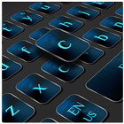 Blue Metal Keyboard icon