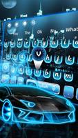 Neon Car Keyboard Theme poster