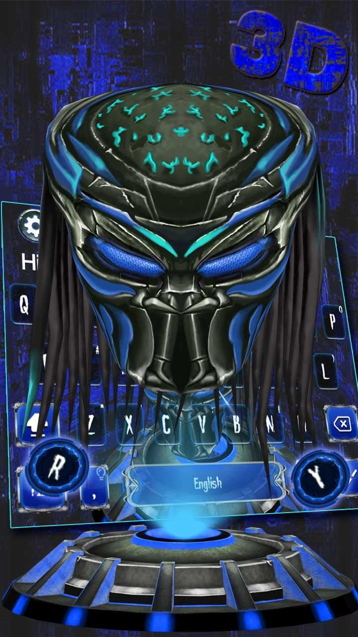 Descarga de APK de 3D Blue Predator Keyboard Theme para Android Descarga de APK de 3D Blue Predator Keyboard Theme para Android