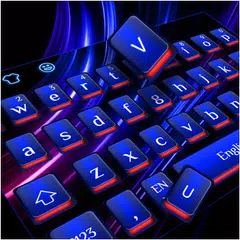 Cool Blue Red Light Keyboard APK download