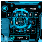 Blue Science Technology Keyboard icon
