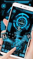 Blue Science Technology Keyboard screenshot 1