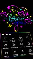 Tema del teclado de arte negro captura de pantalla 2