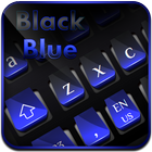 Cool Black Blue Keyboard icon