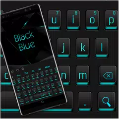 Descargar APK de Teclado de luz azul negro