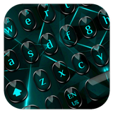 Black Blue Light Keyboard icon