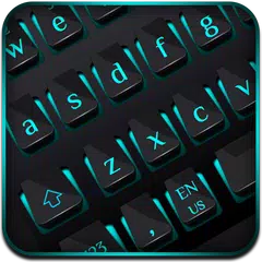 Black Blue Light Keyboard APK download