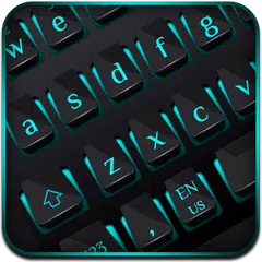 Descargar APK de Teclado de luz azul negro