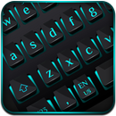 Black Blue Light Keyboard APK