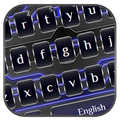 Black Blue Metal Keyboard