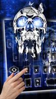 Metal Skull Keyboard poster