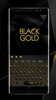 Cool Black Gold Keyboard 截圖 1