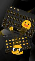 Cool Black Gold Keyboard ภาพหน้าจอ 2