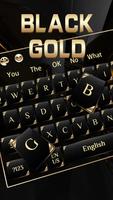 Black Gold Keyboard تصوير الشاشة 1