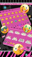 Black Diamond Kitty Gravity Keyboard Theme screenshot 2