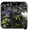 Black Motor Keyboard-thema-APK