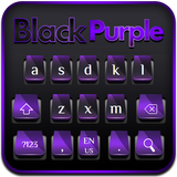 Black Purple Cool Keyboard icon
