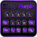 Black Purple Cool Keyboard aplikacja