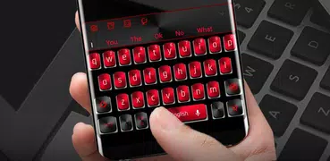 Black Red Keyboard