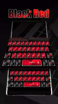 Screenshot 3 for Black Red Keyboard