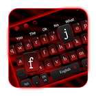 Black Red Keyboard icon