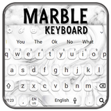 Black White Marble Keyboard Theme icon