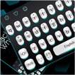 Black White Light Keyboard