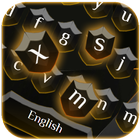 Black yellow Crystal keyboard icon