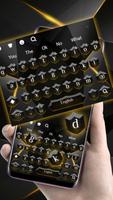 Black yellow Crystal keyboard poster