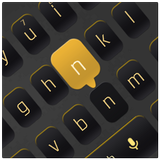 Simple Black Yellow Keyboard ícone