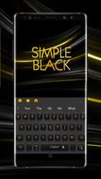 Simple Black Yellow Keyboard screenshot 1