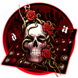 Rose Skull Keyboard icon