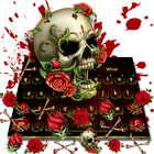 Bloody Rose Skull Gravity keyboard Zeichen