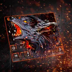 Скачать Bloody Scary Wolf Keyboard Theme APK