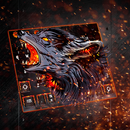 Bloody Scary Wolf Keyboard Theme APK