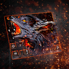 Bloody Scary Wolf Keyboard Theme icône