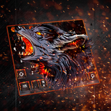 Bloody Scary Wolf Keyboard Theme icône