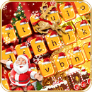 Teclado de Navidad dorado APK