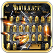 Golden Bullet Shots Keyboard Theme