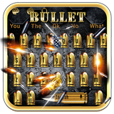 Golden Bullet Shots Keyboard Theme icon