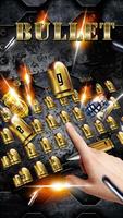 Golden Bullet Shots Keyboard Theme screenshot 1