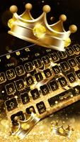 Golden Crown Keyboard Affiche